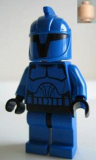 LEGO sw244a Senate Commando - Plain Light Flesh Head